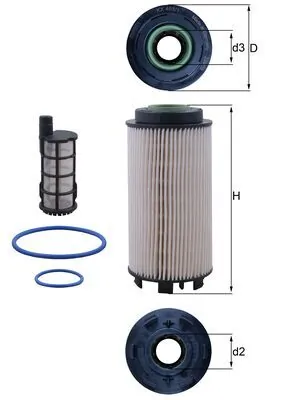Fuel Filter KX 403/1KIT
