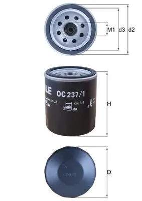 Oil Filter OC 237/1