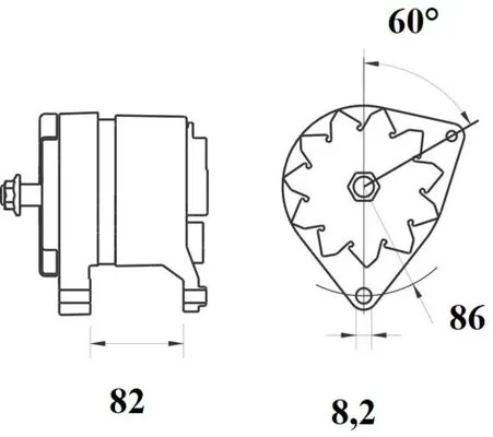 MAHLE MG 216 Alternator