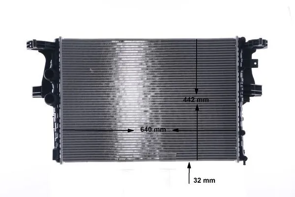 Radiator, engine cooling BEHR CR 2087 000S