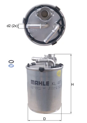 Fuel Filter KL 497D
