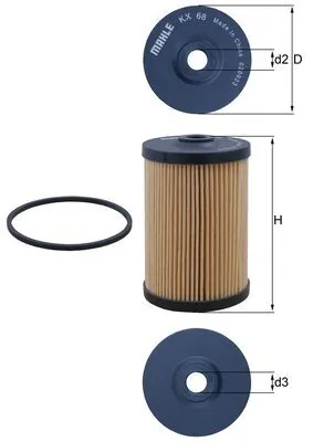 Fuel Filter KX 68D