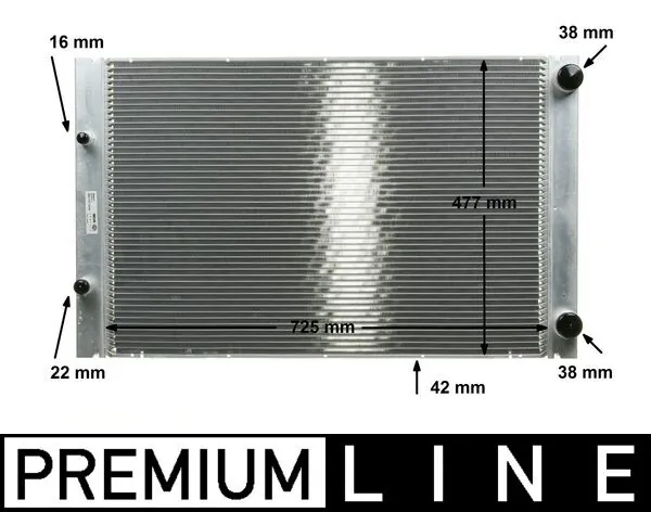 MAHLE CR 576 000P Radiator, engine cooling