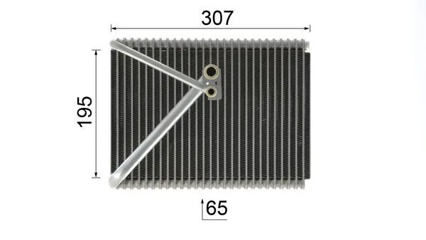 MAHLE AE 87 000P Evaporator, air conditioning