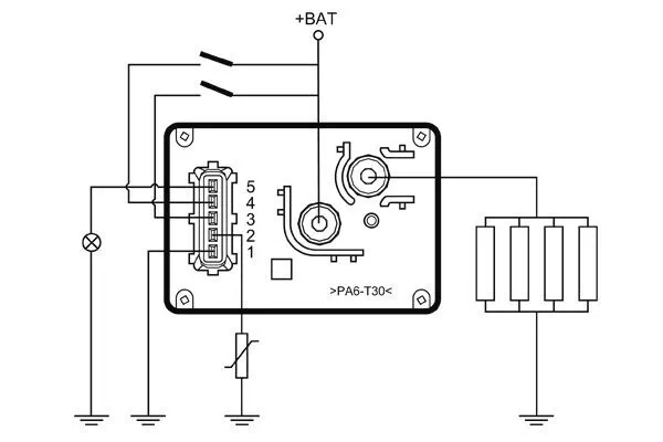 Control Unit, glow time MHG 54
