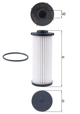 Hydraulic Filter, automatic transmission HX 190D