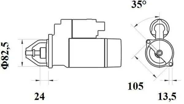 MAHLE MS 725 Starter