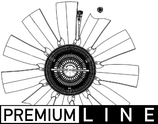 Fan, engine cooling BEHR *** PREMIUM LINE *** CFF 503 000P