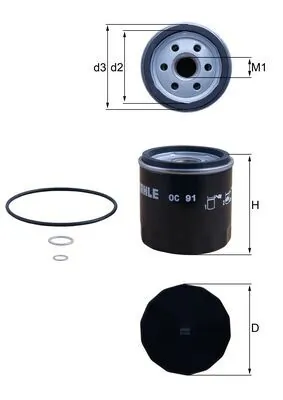 Oil Filter OC 91D