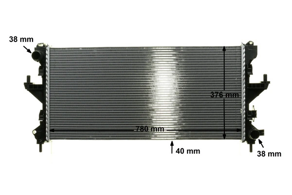 MAHLE CR 1034 000P Radiator, engine cooling