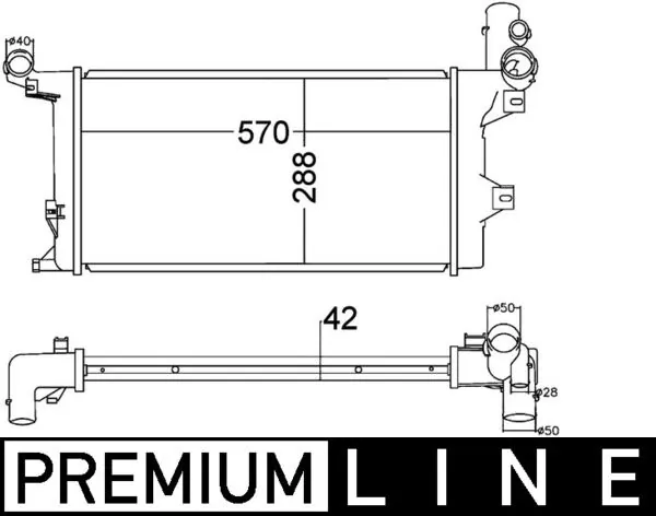 MAHLE CR 1218 000P Radiator, engine cooling