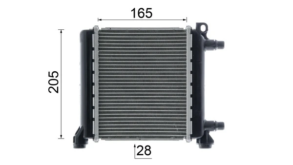 MAHLE CR 2596 000P Radiator, engine cooling