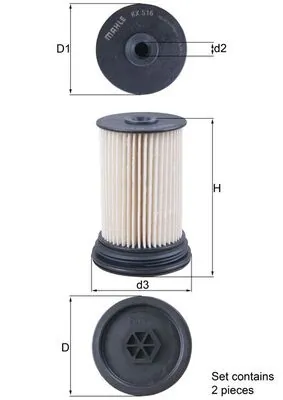 Fuel Filter KX 516/S