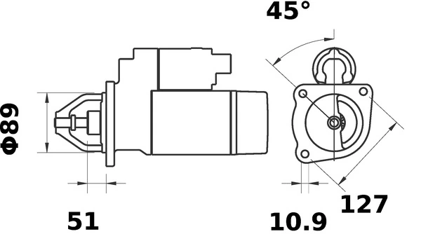 MAHLE MS 352 Starter