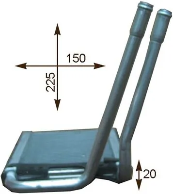 Heat Exchanger, interior heating BEHR *** PREMIUM LINE *** AH 202 000P