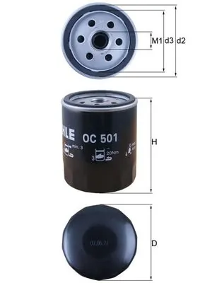 Oil Filter OC 501