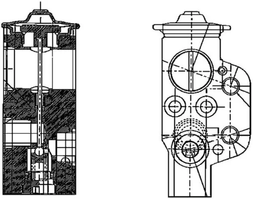 Expansion Valve, air conditioning BEHR *** PREMIUM LINE *** AVE 58 000P