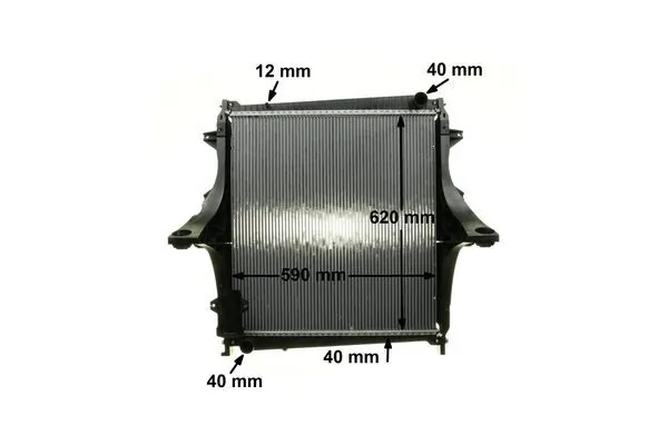 MAHLE CR 1172 000P Radiator, engine cooling