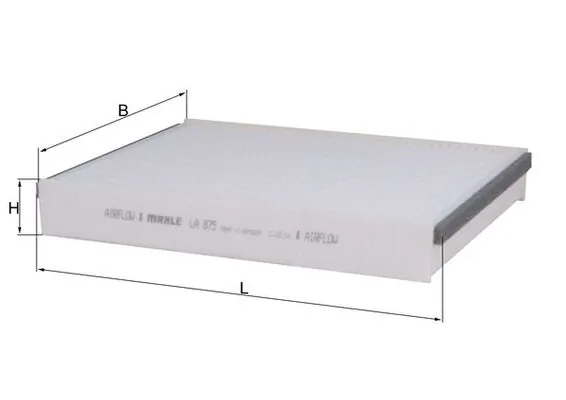 Filter, cabin air LA 875