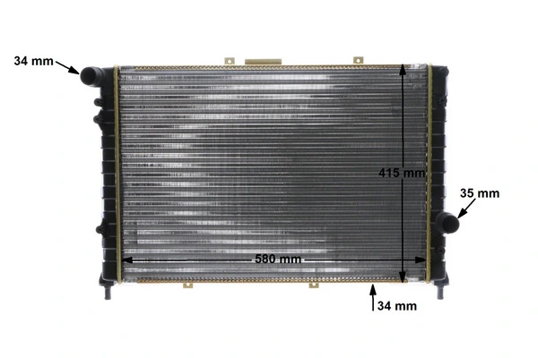MAHLE CR 589 000S Radiator, engine cooling