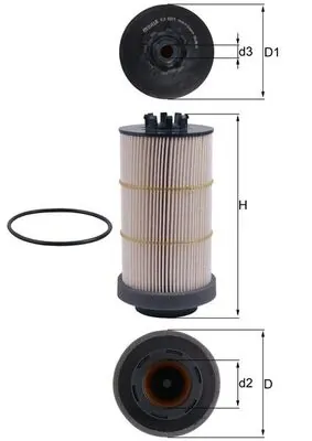 Fuel Filter KX 80/1D