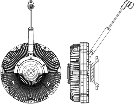 Clutch, radiator fan BEHR *** PREMIUM LINE *** CFC 172 000P