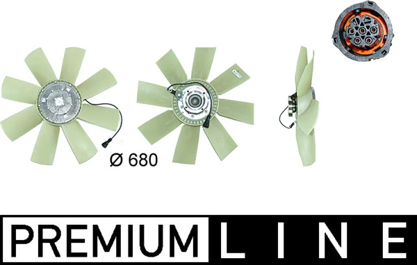 Fan, engine cooling BEHR *** PREMIUM LINE *** CFF 439 000P