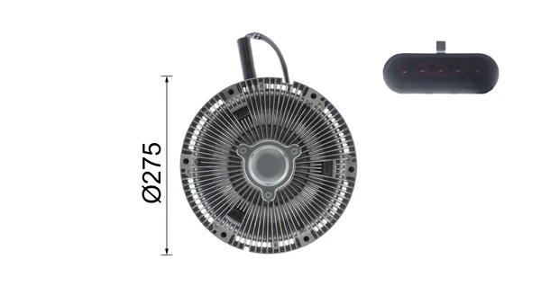 Clutch, radiator fan BEHR *** PREMIUM LINE *** CFC 97 000P