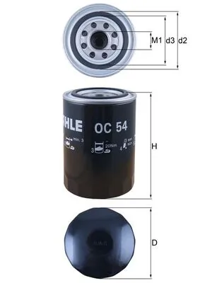 Oil Filter OC 54