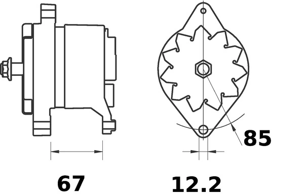 MAHLE MG 515 Alternator