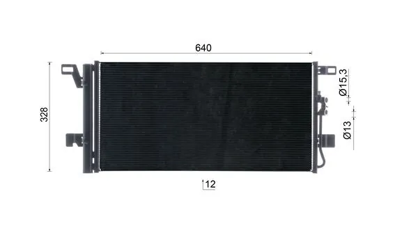 Condenser, air conditioning BEHR AC 1079 000S