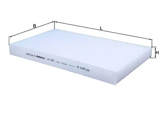 Filter, cabin air LA 229