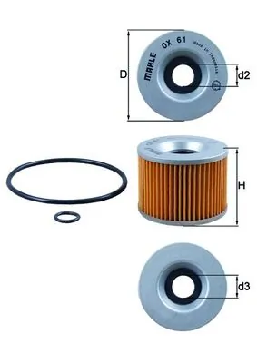 Oil Filter OX 61D
