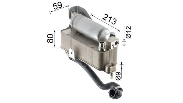 MAHLE AC 1130 000P Condenser, air conditioning
