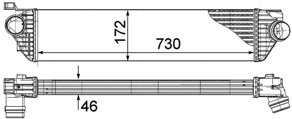 Charge Air Cooler BEHR *** PREMIUM LINE *** CI 386 000P