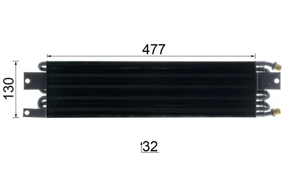 Condenser, air conditioning BEHR *** PREMIUM LINE *** AC 356 000P