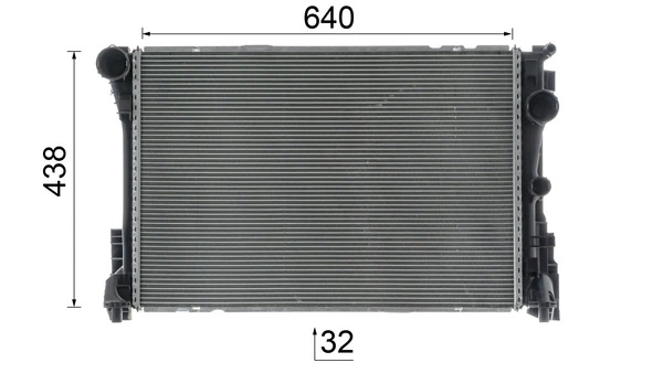 Radiator, engine cooling BEHR *** PREMIUM LINE *** CR 1684 000P