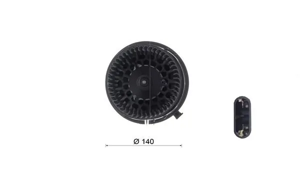 Interior Blower BEHR AB 386 000S