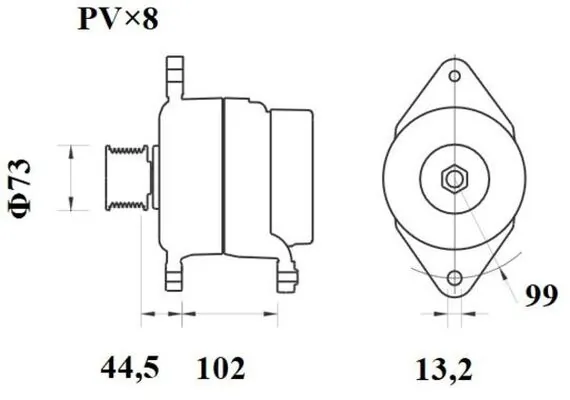 MAHLE MG 815 Alternator