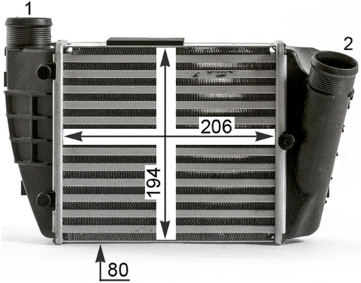MAHLE CI 433 000P Charge Air Cooler