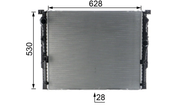 MAHLE CR 2196 000P Radiator, engine cooling