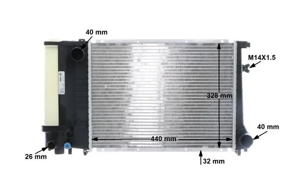 Kühler, Motorkühlung BEHR CR 495 000S