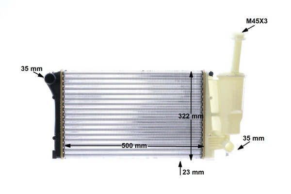 Radiator, engine cooling BEHR CR 1451 000S