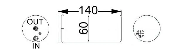Dryer, air conditioning BEHR AD 65 000S