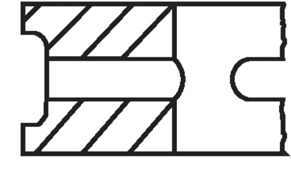 MAHLE 004 45 G0 Piston Ring Kit