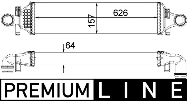 Charge Air Cooler BEHR *** PREMIUM LINE *** CI 480 000P