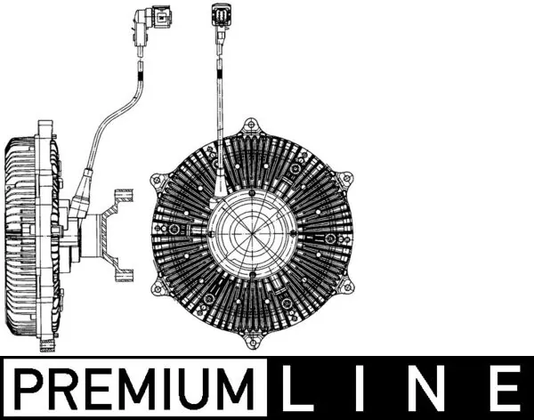 MAHLE CFC 219 000P Clutch, radiator fan