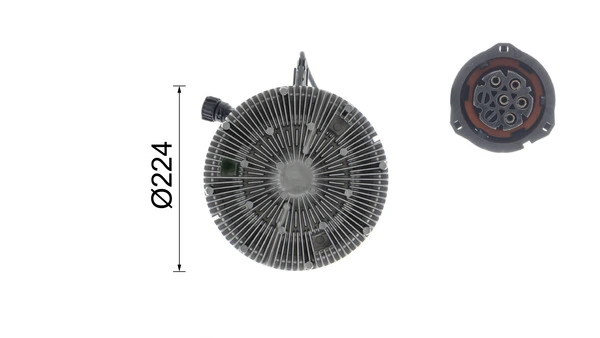 Clutch, radiator fan BEHR *** PREMIUM LINE *** CFC 189 000P