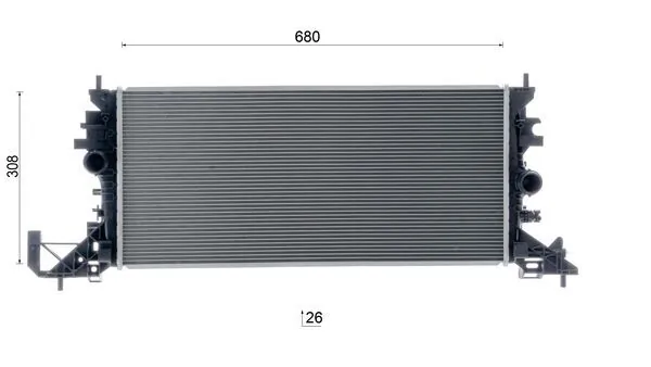 MAHLE CR 2251 000S Radiator, engine cooling