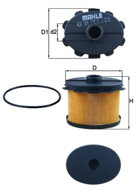 Fuel Filter KX 84D